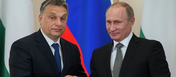 Виктор Орбан и Владимир Путин - Sputnik Србија