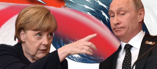 Ангела Меркел и Владимир Путин Ангела Меркел и Владимир Путин - Sputnik Србија