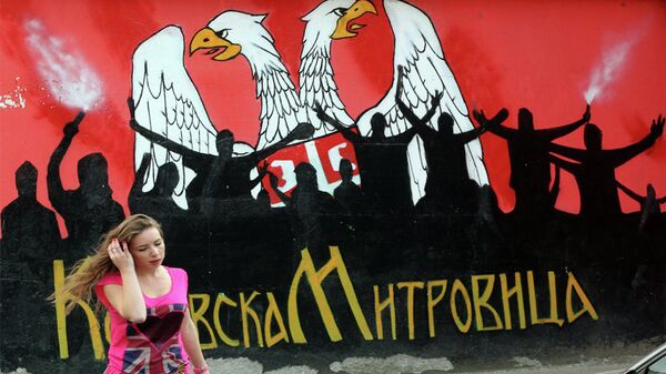 Grafit u Kosovskoj Mitrovici - Sputnik Srbija