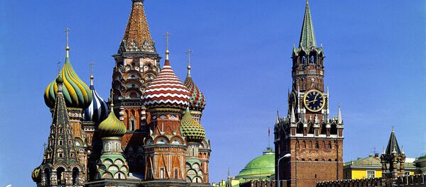 Храм Василија блаженог и део Кремља - Sputnik Србија