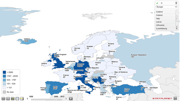 Broj američkih vojnika u evrposkim zemljama 2000. godine ukupno je iznosio 114.266 - Sputnik Srbija
