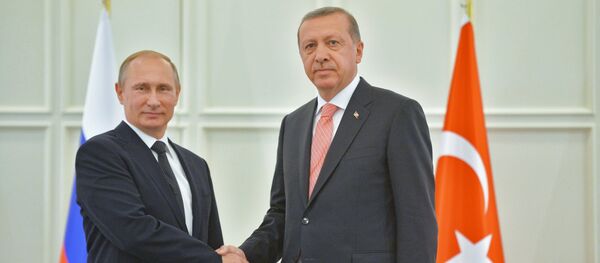 Ruski predsednik Vladimir Putin i turski predsednik Redžep Tajip Erdogan - Sputnik Srbija