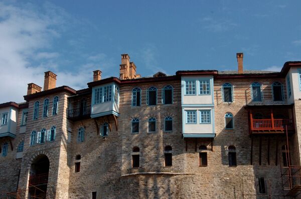 Хиландар — игра сенки на северном зиду Великог конака - Sputnik Србија