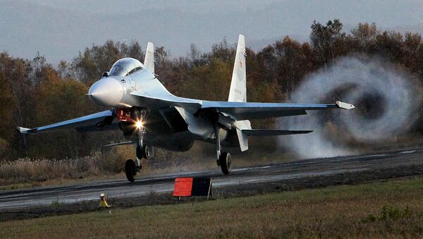 Вишенаменски борбени авион Су-30 - Sputnik Србија