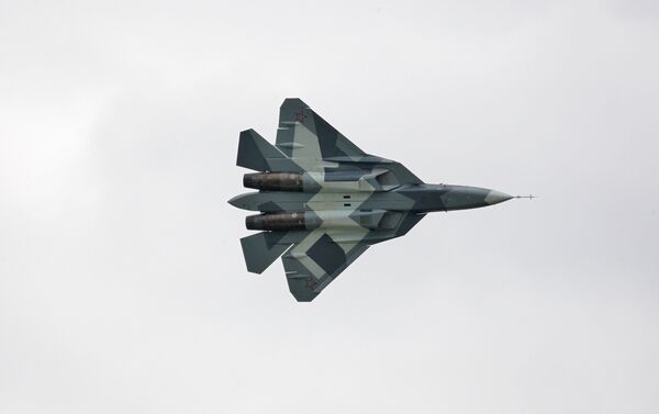 Руски млазни борбени авион Сухој ПАК ФА Т-50 - Sputnik Србија