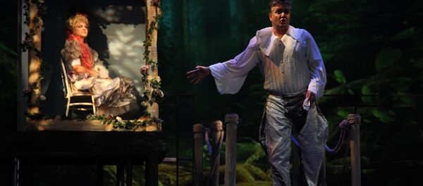 Scena iz opere „Čarobna Frula“ Volfganga Amadeusa Mocarta, Narodno pozorište - Sputnik Srbija