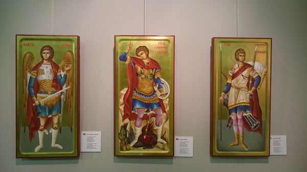 Отварања продајне изложбе икона српског манастира Жиче - Sputnik Србија