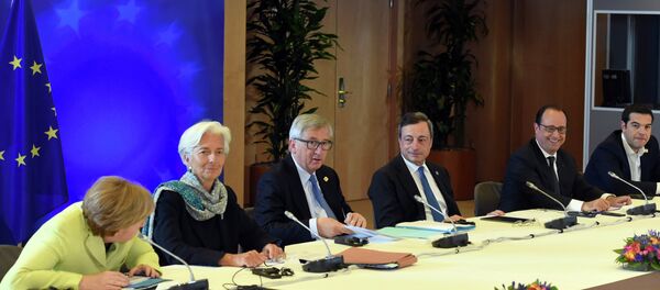 Самит лидера еврозоне у Бриселу о Грчкој Самит лидера еврозоне у Бриселу о Грчкој - Sputnik Србија