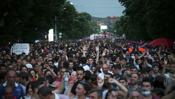 Protesti u Jermeniji - Sputnik Srbija