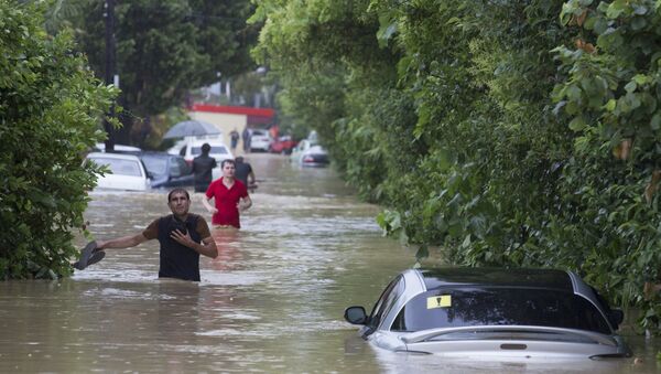 Poplava u Sočiju posle obilne kiše - Sputnik Srbija