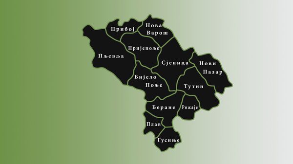 Nekadašnji Sandžak pokrivaju teritorije srpskih opština Novi Pazar, Tutin, Nova Varoš, Priboj, Sjenica i Prijepolje i crnogorskih — Rožaje, Pljevlja, Bijelo Polje, Berane i Plav. - Sputnik Srbija