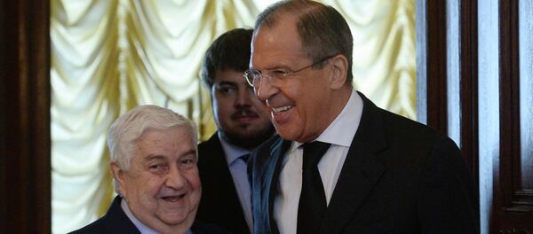 Сергеј Лавров и Валид Муалем - Sputnik Србија