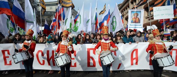 Митинг покрета Антимајдан у Москви Митинг покрета Антимајдан у Москви - Sputnik Србија