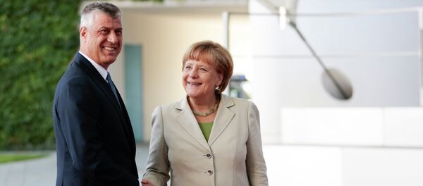 Хашим Тачи и Ангела Меркел - Sputnik Србија