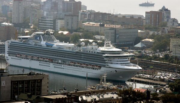 Brod za krstarenje „Brilijantska princeza“ u Vladivostoku - Sputnik Srbija