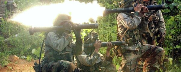 Američki vojnici sa AT-4 antitenkovskim projektilima - Sputnik Srbija