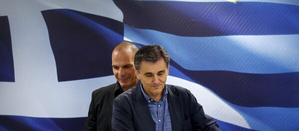 Janis Varufakis i Euclid Cakolotos - Sputnik Srbija