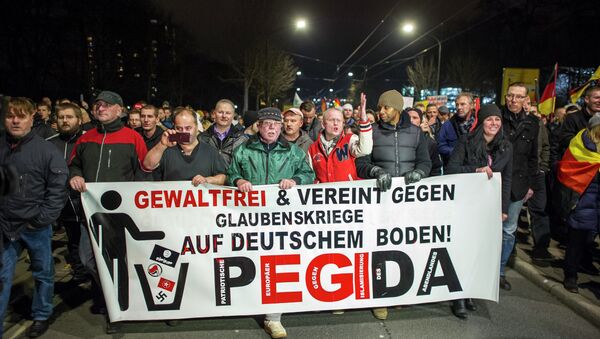 Pegida - nemački desničarski pokret „Patriotski Evropljani protiv islamizacije Zapada“ - Sputnik Srbija