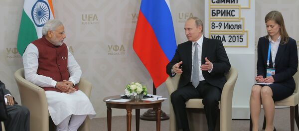 Владимир Путин и Наренда Моди - Sputnik Србија