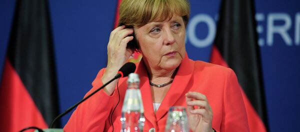 Nemačka kancelarka Angela Merkel tokom posete Beogradu Nemačka kancelarka Angela Merkel tokom posete Beogradu - Sputnik Srbija