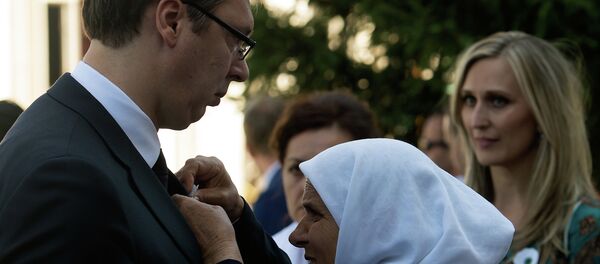 Александар Вучић у Сребреници - Sputnik Србија