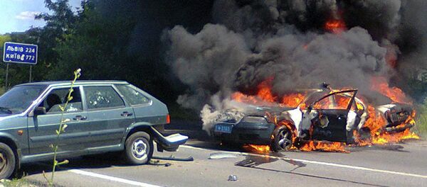 Пуцњава у украјинском граду Мукачеву - Sputnik Србија