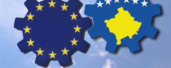 Застава Еу и сапроглашене државе Косово - Sputnik Србија