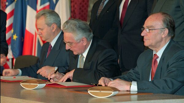 Potpisivanje Dejtonskog sporazuma - Sputnik Srbija