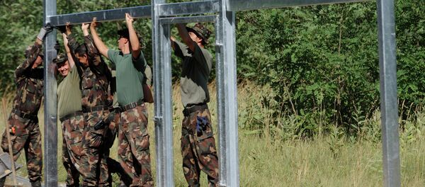 Мађарски зид мађарска србија зид граница радови - Sputnik Србија