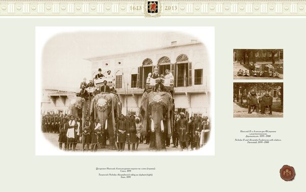 Nikolaj Aleksandrovič, jahanje slonova tokom posete Indiji 1891. godine - Sputnik Srbija