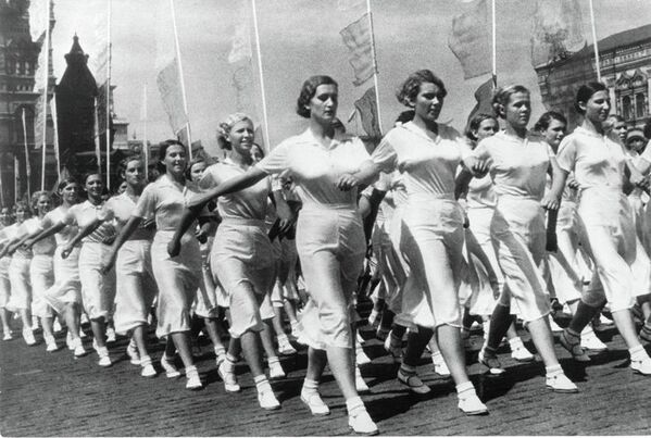 Tokom pripreme za paradu, Moskva, 1932. - Sputnik Srbija