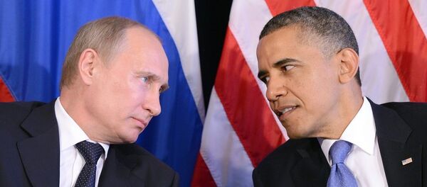 Barak Obama i Vladimir Putin - Sputnik Srbija
