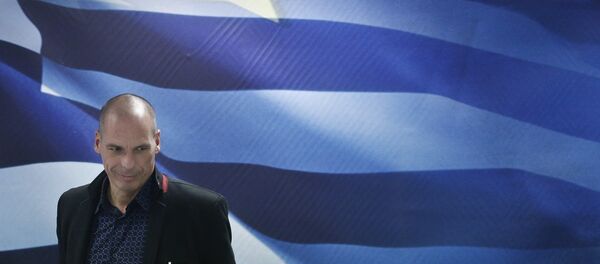 Грчки министар финансија Јанис Веруфакис - Sputnik Србија