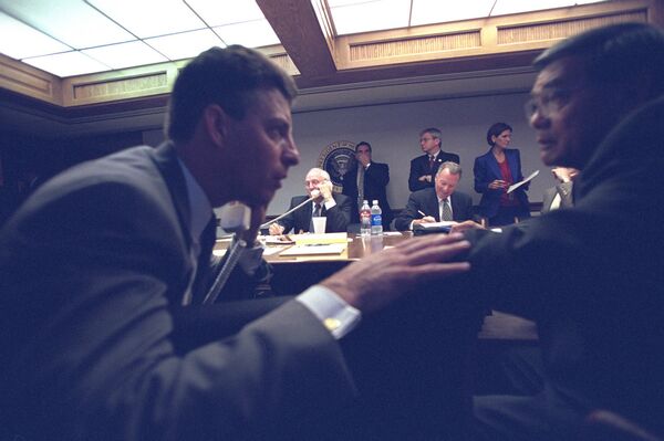 Bela kuća, neposredno posle napada 11. septembra  - Sputnik Srbija