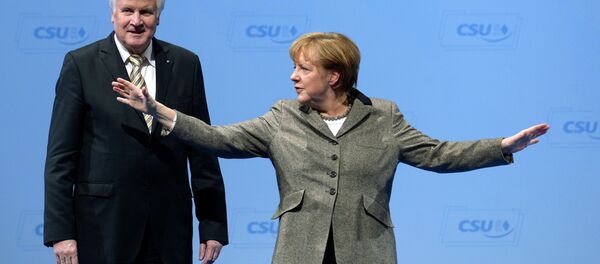Хорст Зехофер и Ангела Меркел - Sputnik Србија