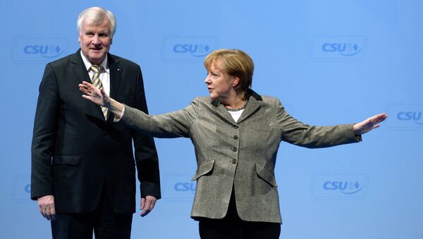 Horst Zehofer i Angela Merkel - Sputnik Srbija