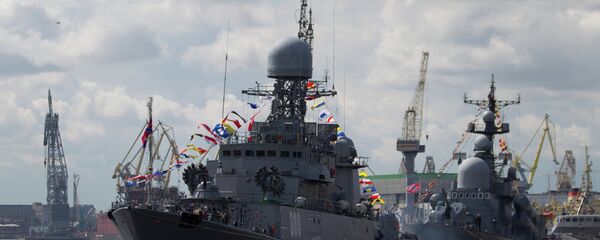 Главна проба за параду Балтичке флоте - Sputnik Србија