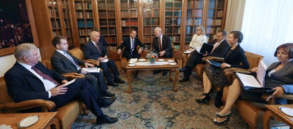 Dmitrij Medvedev u poseti Sloveniji Dmitrij Medvedev u poseti Sloveniji - Sputnik Srbija