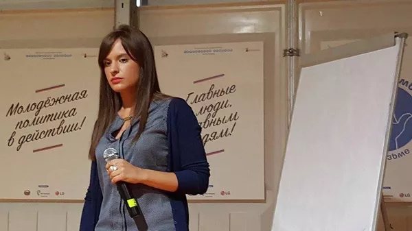 Милица Ђурђевић из Српског сабора „Заветници“ Милица Ђурђевић из Српског сабора „Заветници“ - Sputnik Србија