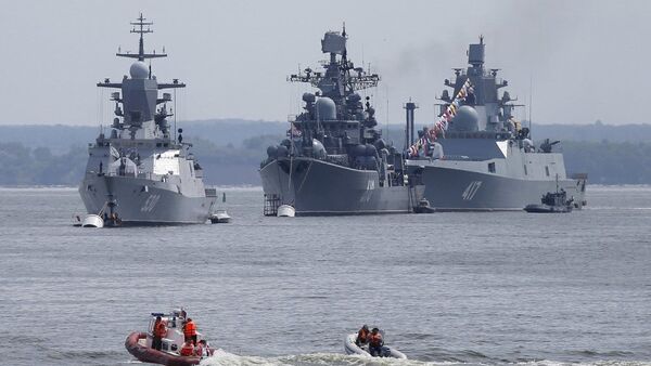 Руски војни бродови у Калињинграду - Sputnik Србија