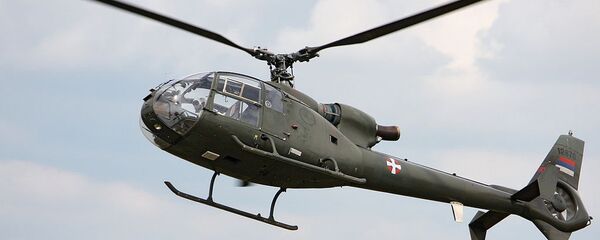 Helikopter Jugoslovenska Gazela SA-342L1, u letu. - Sputnik Srbija
