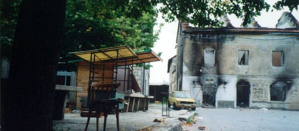 Олуја - иза хрватске војске остале су спаљене и порушене куће - Sputnik Србија