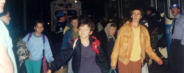 Српске избеглице после хрватске акције Олуја Српске избеглице после хрватске акције Олуја - Sputnik Србија