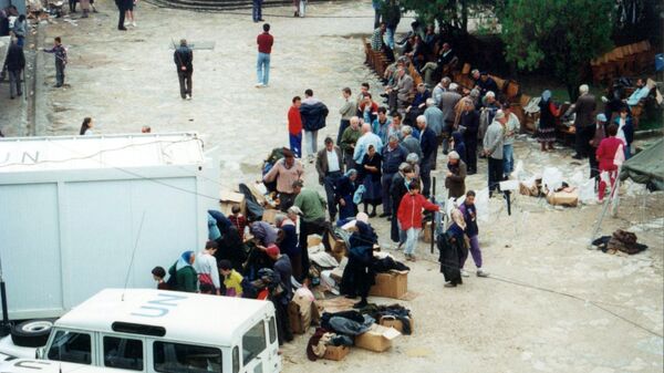 Kamp UNPROFOR-a u Kninu, Srbi zarobljeni u Oluji - Sputnik Srbija