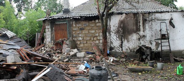 Granatiranje Gorlovke, grada na istoku Ukrajine - Sputnik Srbija