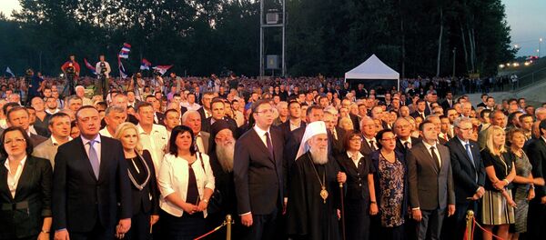 Обележавање 20 година од Олује у Сремској Рачи Обележавање 20 година од Олује у Сремској Рачи - Sputnik Србија