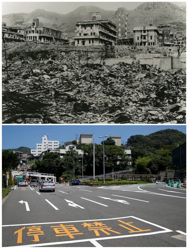 Hirošima i Nagasaki tada i danas - Sputnik Srbija