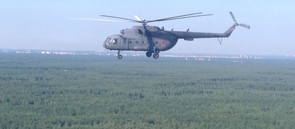 Helihopter na vojnim vežbama u Rjazanju 2015. godine, Rusija - Sputnik Srbija