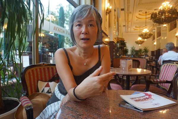 Kajoko Jamasaki Vukelić, profesorka japanskog jezika i književnosti na Filološkom fakultetu u Beogradu Kajoko Jamasaki Vukelić, profesorka japanskog jezika i književnosti na Filološkom fakultetu u Beogradu - Sputnik Srbija