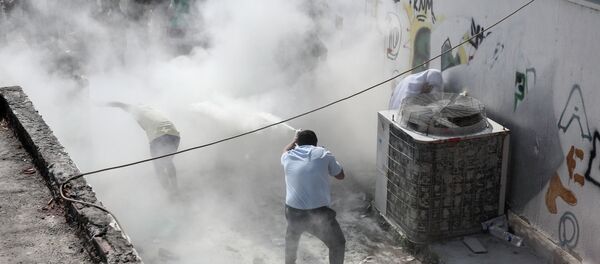 Хаос на грчком острву Кос, сукоб полиције и миграната - Sputnik Србија